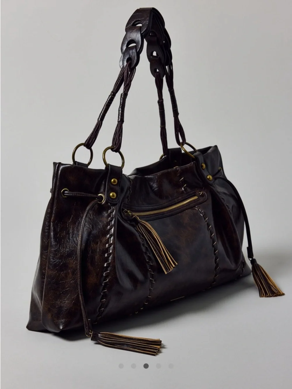 Silence + Noise Washed Faux Leather
Tote Bag - Picture 3 of 6